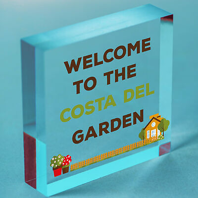 Welcome Sign Garden Signs And Plaques For Outdoor Funny Shed Sign Family Gift