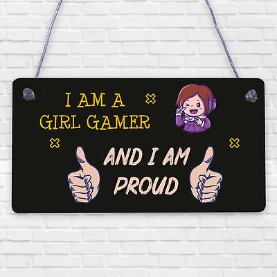 Gamer Gaming Gifts For Women Novelty Birthday Gift For Daughter Girl Gamer Sign