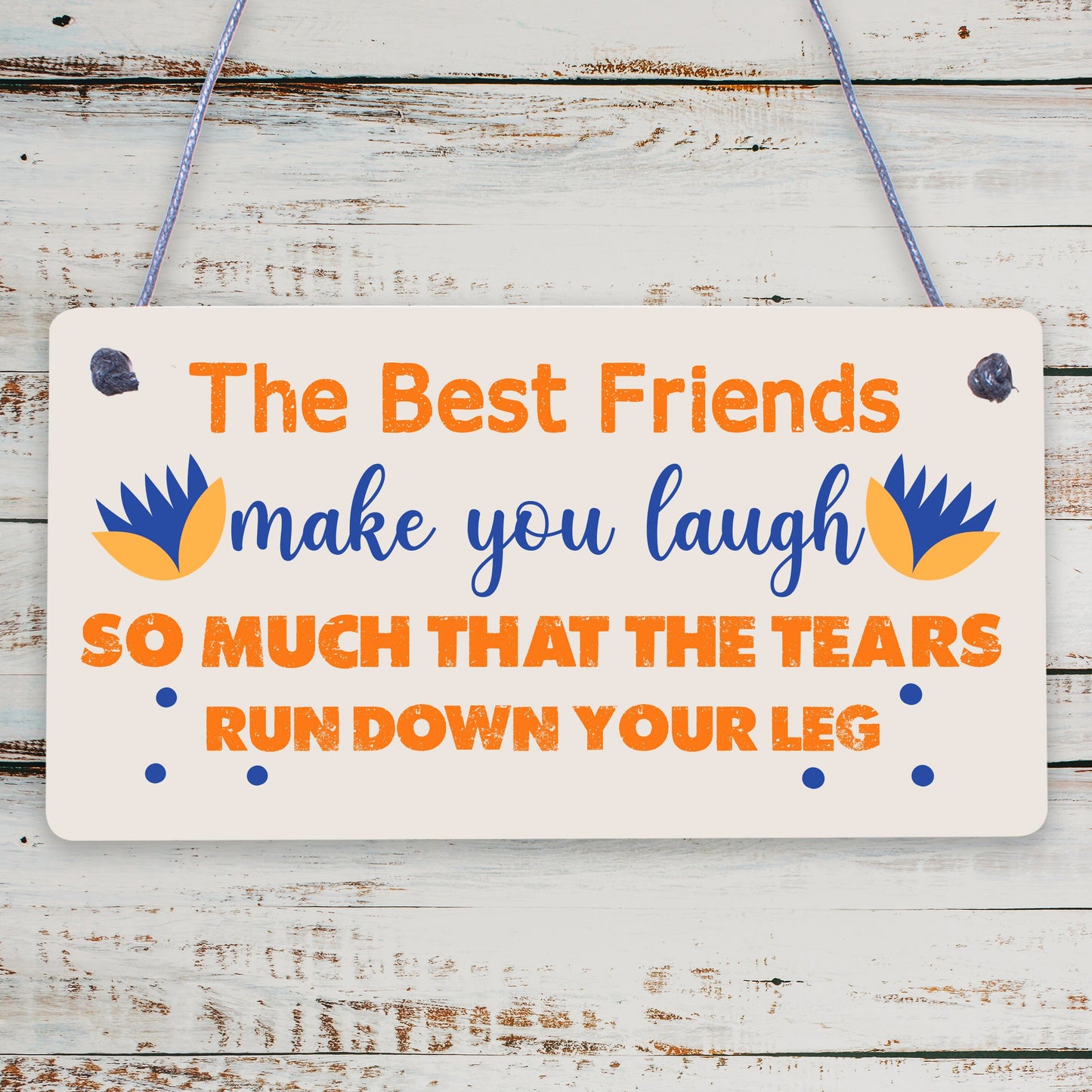 Best Friend Birthday Gift THANK YOU Hanging Plaque Friendship Christmas Keepsake