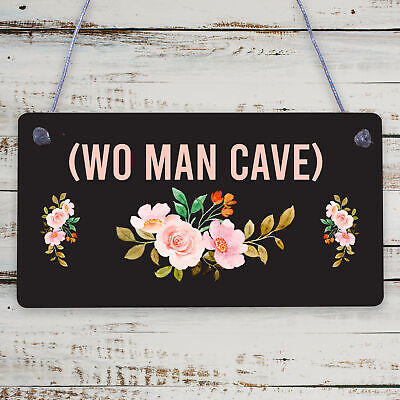 Her Man Cave Sign Funny Bedroom SummerHouse Plaque Gifts For Women Gifts