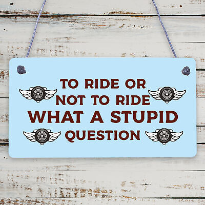 BIKER Gifts For Dad Brother Uncle Grandad Motorcyle Biker Man Cave Signs Gifts