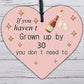 30th 35th 40th 50th 55th 60th Birthday Gifts Wood Heart Gift Mum Dad Nan Gift