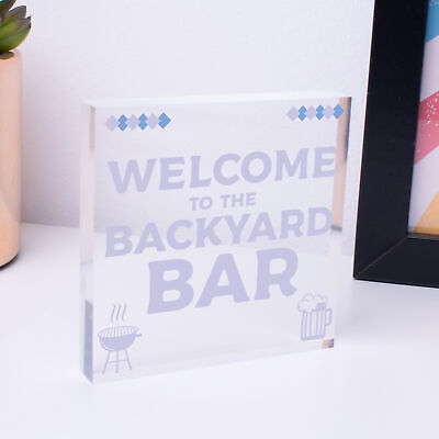 Novelty Bar Signs And Plaques Garden Bar Decor Accessories Beer Alcohol Gifts