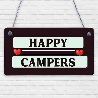 Caravan Signs And Plaques Novelty Camping Holiday Chic Mum Dad NAN Gift For Her