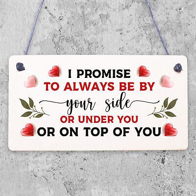 Valentines Day Funny Gifts For Him Her Anniversary Gifts hanging plaque Keepsake