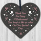 Thank You For Being A Bridesmaid Wooden Hanging Heart Wedding Plaque Gift Sign