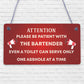 Funny Novelty BAR Sign Gin Beer Vodka Home Garden Plaque Friendship Man Cave