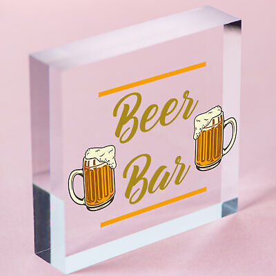 Vintage Bar Sign Beer Plaque Home Bar Wedding Man Cave Pub Wall Gifts For Men