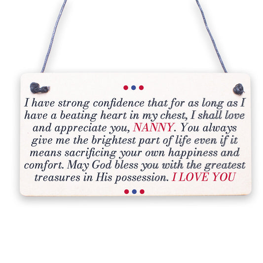 Plaque ONLY THE BEST NANNYS Get PROMOTED To GREAT NANNY Mum Baby Gift Sign Chic