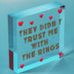 Wedding Decoration Didn't Trust Me Page Boy Reception Decor Mr & Mrs Gift