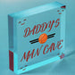 Dad Daddy's Man Cave Signs Football Shed Sign Door Wall Plaque Grandad Sign Gift