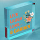 Live Love Laugh Hanging Garden Sign Novelty Plaque For Garden Shed Home Decor