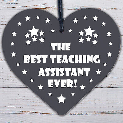 Best Teaching Assistant Wood Keyring Nursery Teacher School Thank You Gifts