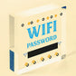 Wifi Password Chalkboard New Home Friend Gift Hanging Plaque House Warming Sign