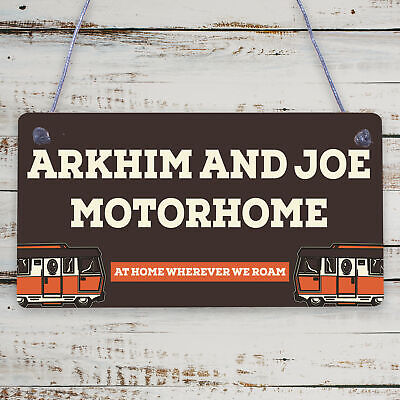 Personalised Motorhome Sign Motorhome Accessories Door Sign Friendship Gift