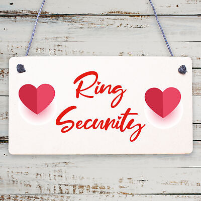 Shabby & Chic Wedding Sign Ring Security Pageboy Best Man Plaque Bride Marriage