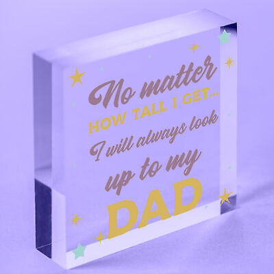 Daddy Dad Birthday Gifts From Daughter And Son Christmas Gifts For Men Wood Sign