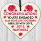 Wedding Engagement Couple Gift Congratulations Wooden Heart Plaque Mr & Mrs Gift