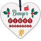 Bumps First Christmas Heart Decoration Wooden Christmas Tree Baubles Mum To Be