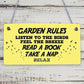 Garden Plaque For Outside Garden Summerhouse Sign Hanging Shed Plaque Home Decor