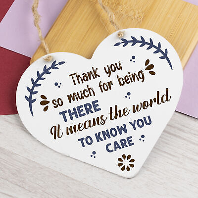 THANK YOU Gifts Colleague Gifts Heart Plaque Best Friend Sign Friendship Plaque