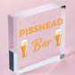 Funny BAR Sign Gin Beer Vodka Plaque Garden Shed Hot Tub Pub Sign Friend GIFT