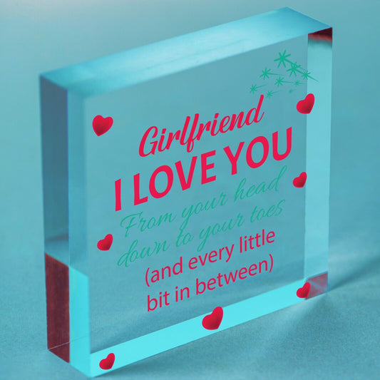 Girlfriend I Love You Signs Funny Valentines Gift For Her Anniversary Gift Heart