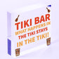 Funny Tiki Bar Decor Sign For Home Garden Bar Hanging Man Cave Cocktail Bar