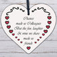 Colleagues Fun, Laughter & Wine Novelty Wooden Heart Leaving Gift Plaque