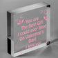 Valentines Gifts For Him Her Engraved Heart BEST GIFT Boyfriend Girlfriend Wife