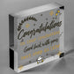 Congratulations On Your Graduation Wooden Heart Plaque Present Graduate Gifts