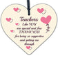 Teachers Like You Wood Heart Plaque Leaving Gift Nursery Preschool Thank You