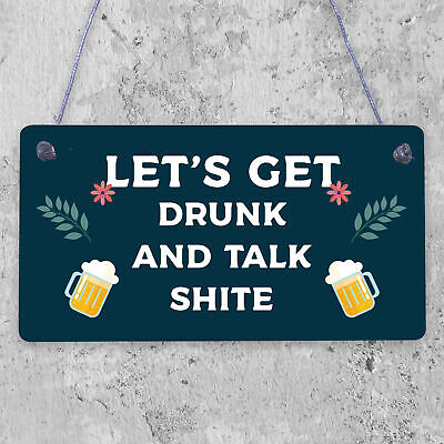 Funny Bar Signs Novelty Home Bar Man Cave Decor Signs And Plaques Gift For Him