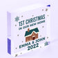 1st Christmas In New Home Bauble Acrylic Block 1st Christmas Xmas Decor