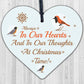 Always In Our Hearts ENGRAVED Memorial Gift Mum Dad Nan Christmas Tree Decor