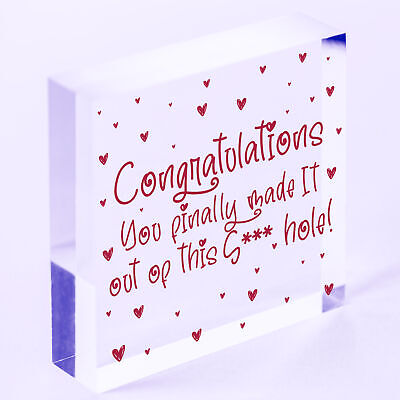 Funny Colleague Gifts For Colleague Wooden Heart Leaving Gift Goodbye Gift Sign