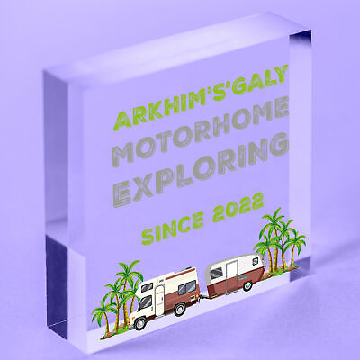 Personalised Motorhome Sign Novelty Caravan Campervan Decor Sign Home Gifts