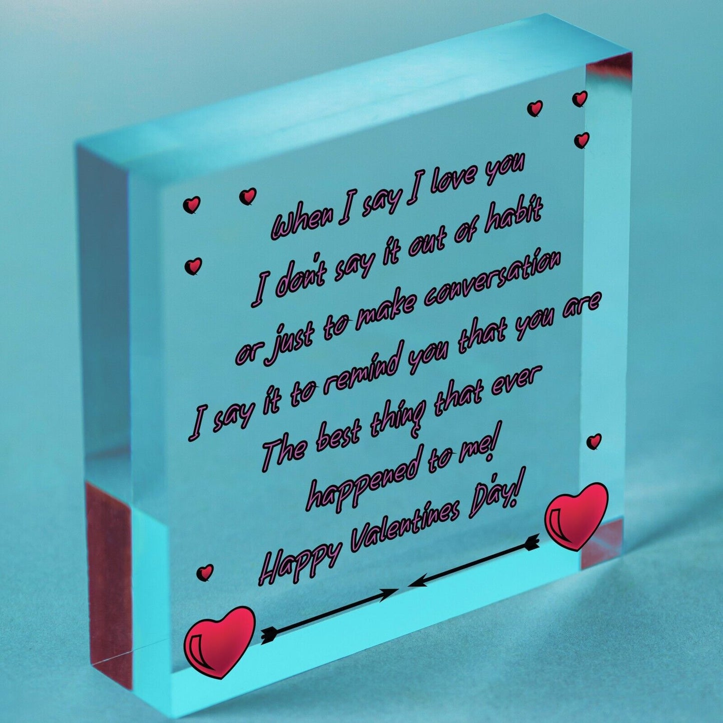 Sweet Valentines Day Card Quote Card For Him Her Boyfriend Girlfriend Husband