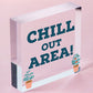 Chill Out Area Hot Tub Man Cave Shed Summer House Shed Garden Sign Plaque