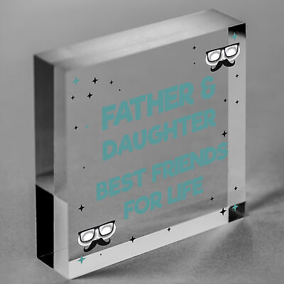 Dad Gifts From Daughter Wood Keyring Fathers Day Gift Dad Birthday Gift