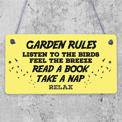 Garden Plaque For Outside Garden Summerhouse Sign Hanging Shed Plaque Home Decor