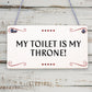 Shabby Chic Bathroom WC Toilet The Loo Hanging Door Wall Plaque Home Decor Gifts