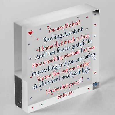 Teacher Teaching Assistant Gifts School Nursery Pre School Leaving Thank You