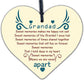 Grandad Grandfather Memorial Plaques Wooden Heart Sign Ornament Christmas