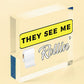 Humourous Funny They See Me Rollin Hanging Plaque Bathroom Toilet Loo Sign Gift