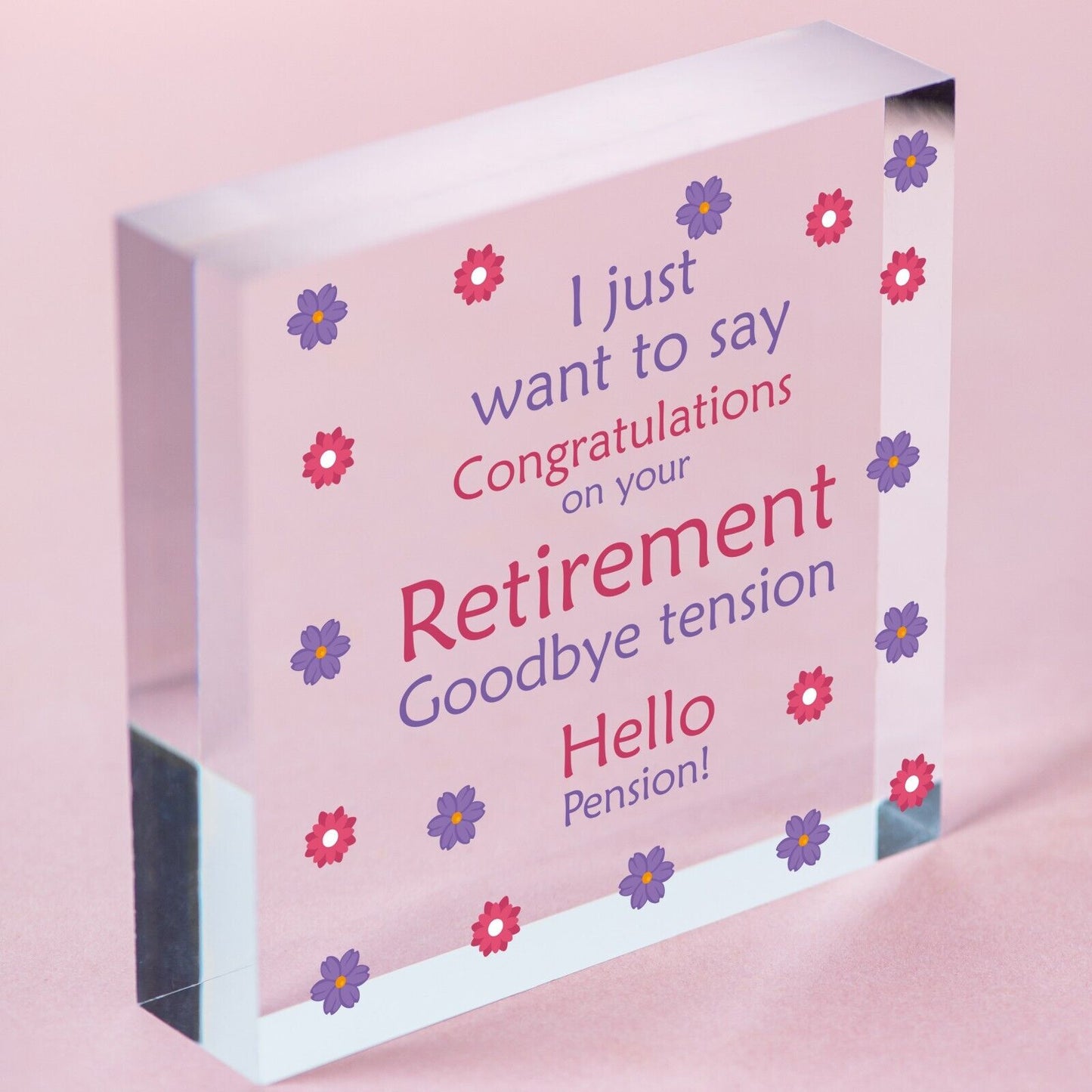 Novelty Retirement Gift for Him Her Colleague Good Luck Leaving Gift Keepsake