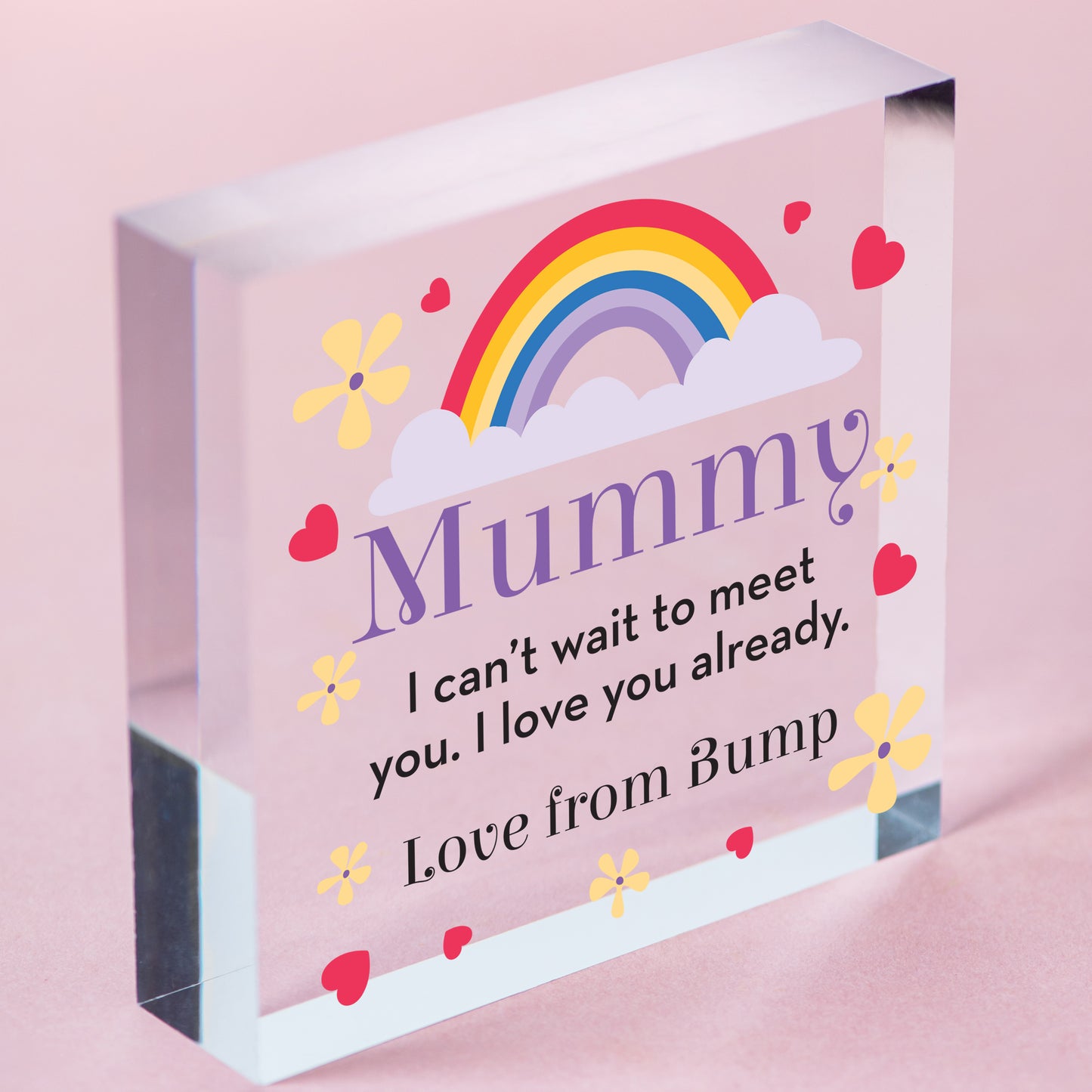 Personalised Mum To Be Gifts From Baby Bump Rainbow Baby Gifts for Mummy To Be