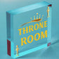 Throne Room Bathroom Toilet Door Plaque Bathroom WC Ladies Gents Sign Funny Gift