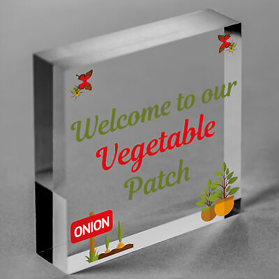 Vegetable Veggie Patch Welcome Garden Signs Allotment Garden Shed Plaques