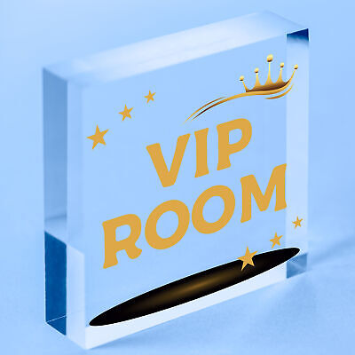 Vip Room Man Cave Home Bar Sign Pub Club Hanging Plaque Garden Shed Gift